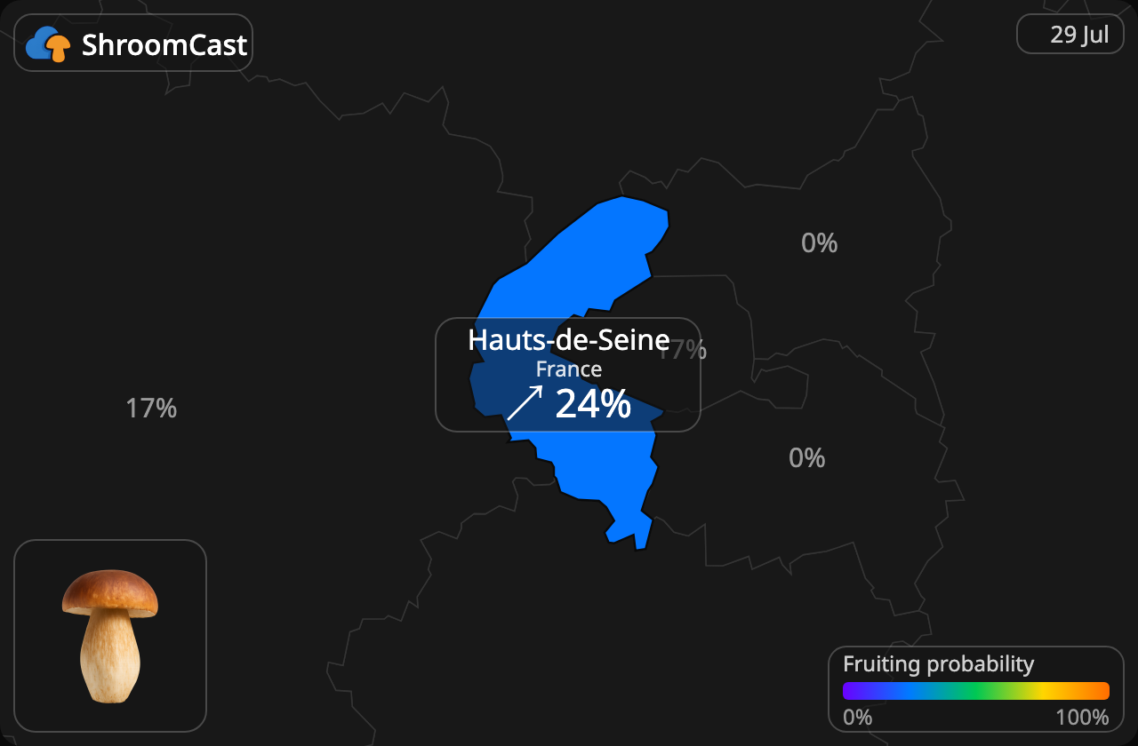 Eekhoorntjesbrood Hauts-de-Seine
