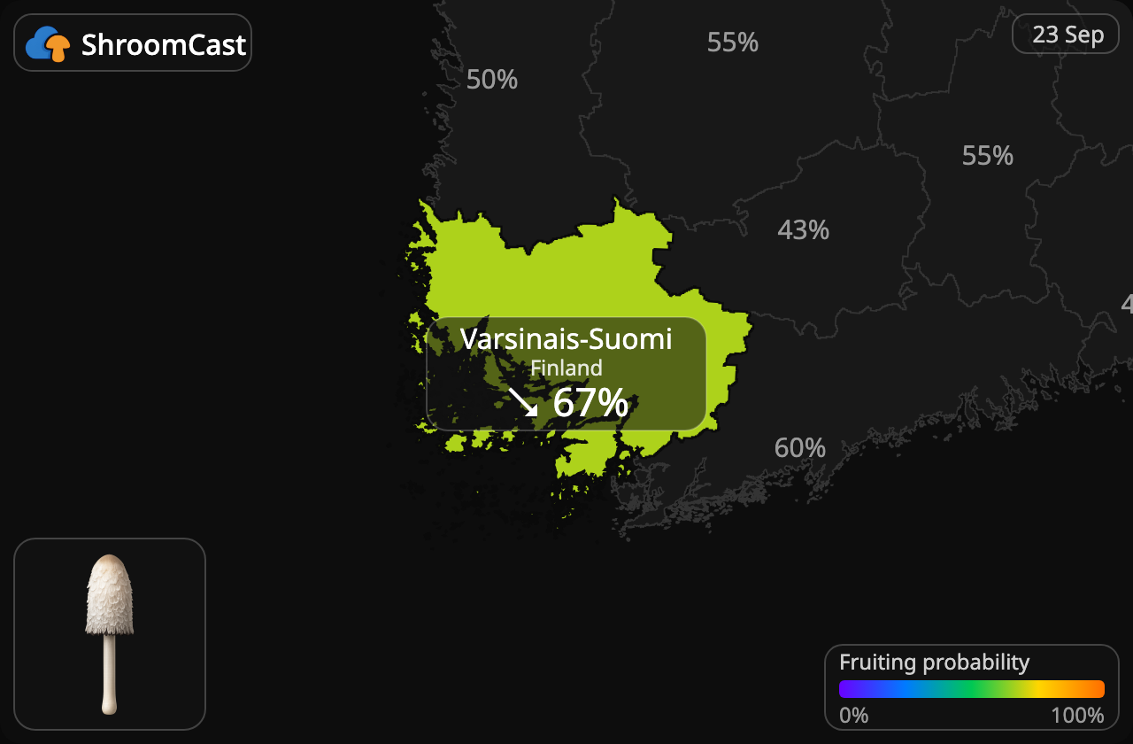 Fjällig bläcksvamp Varsinais-Suomi